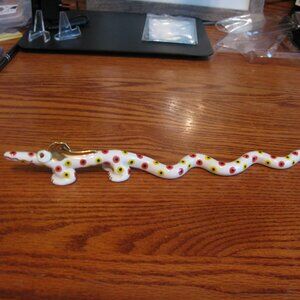 1996 Judith Strong Art Pottery Snake/Dragon 12.5” "Super Collectible"